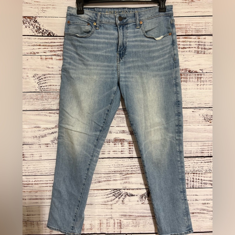 American Eagle Jeans Athletic Fit Airflex+ Blue Cotton Blend Men's Sz. 32 x 30